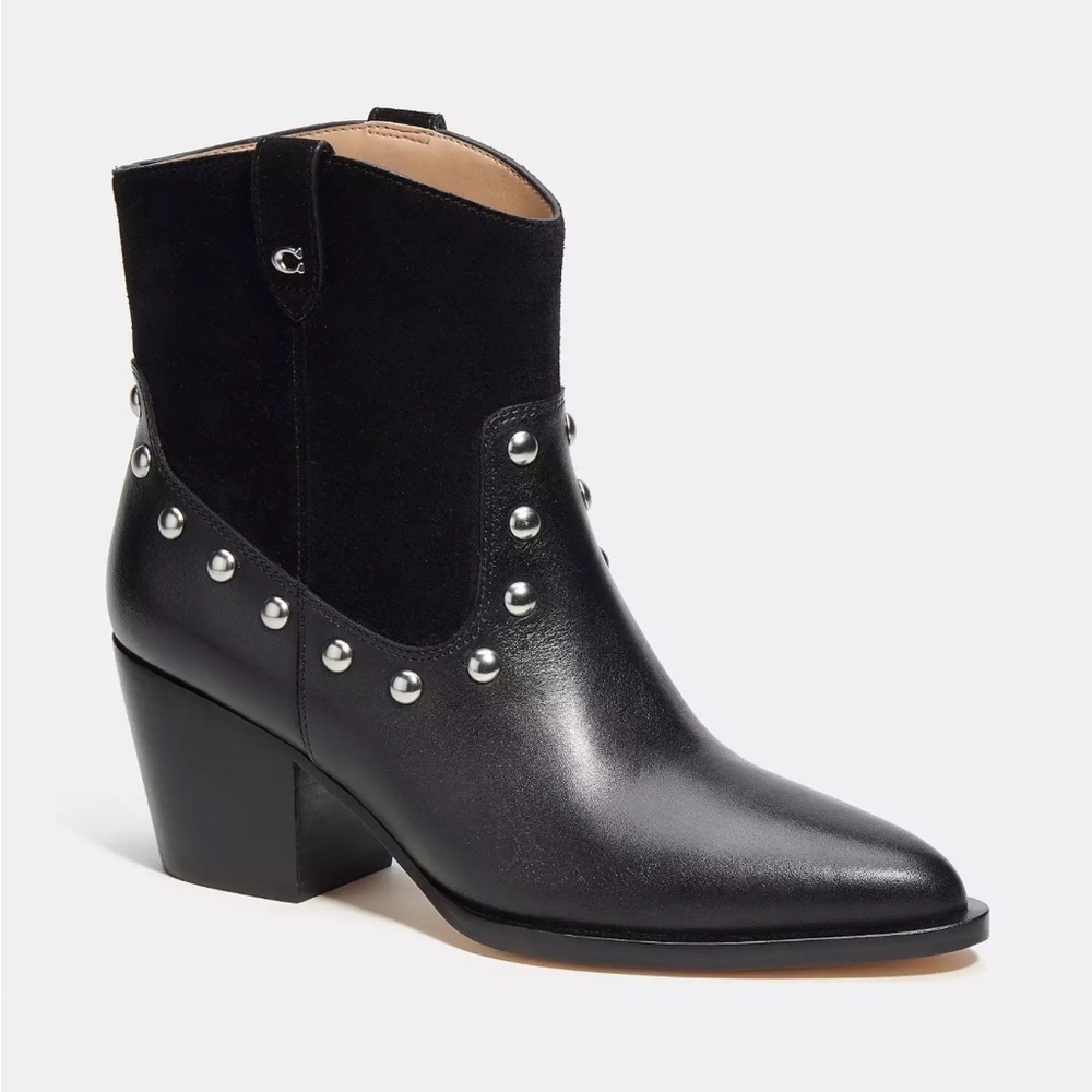 Coach Black Pauline Booties BRAND NEW NWT - Picture 3 of 7